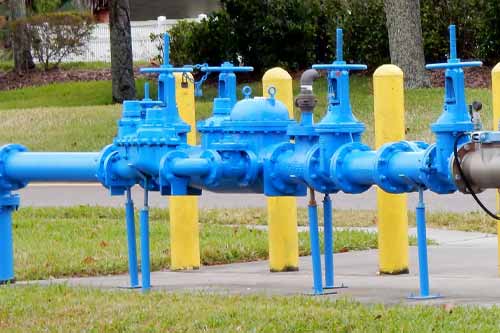 Commercial pumping blue