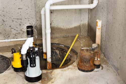 sump pump installation